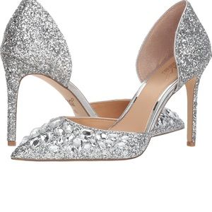 Badgley Mischka Upton Embellishes Size 9 Brand New